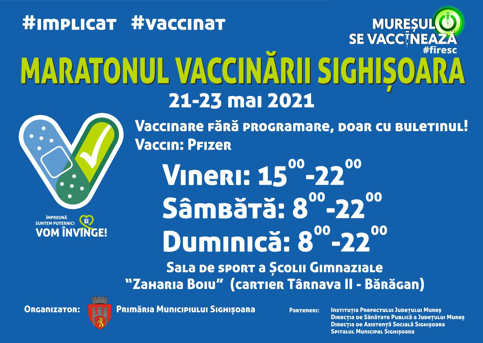 MARATONUL VACCINĂRII ÎN SIGHIȘOARA