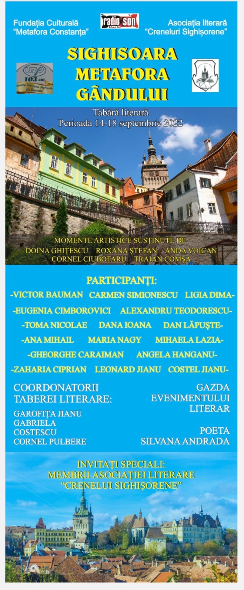 Tabăra literară SIGHIȘOARA METAFORA GÂNDULUI   