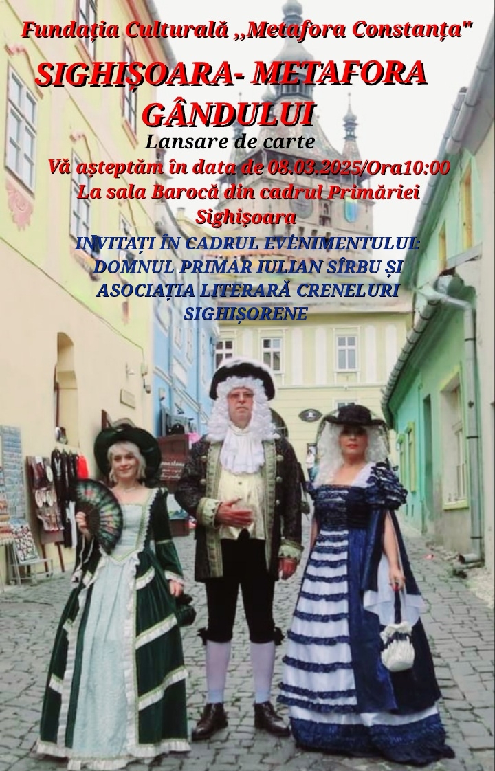 Invitație la ”Prezentarea antologiei Sighișoara - Metafora Gândului”